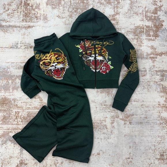 Ed Hardy Jackets & Blazers - ED HARDY y2k women’s sets size XS/S/M/L